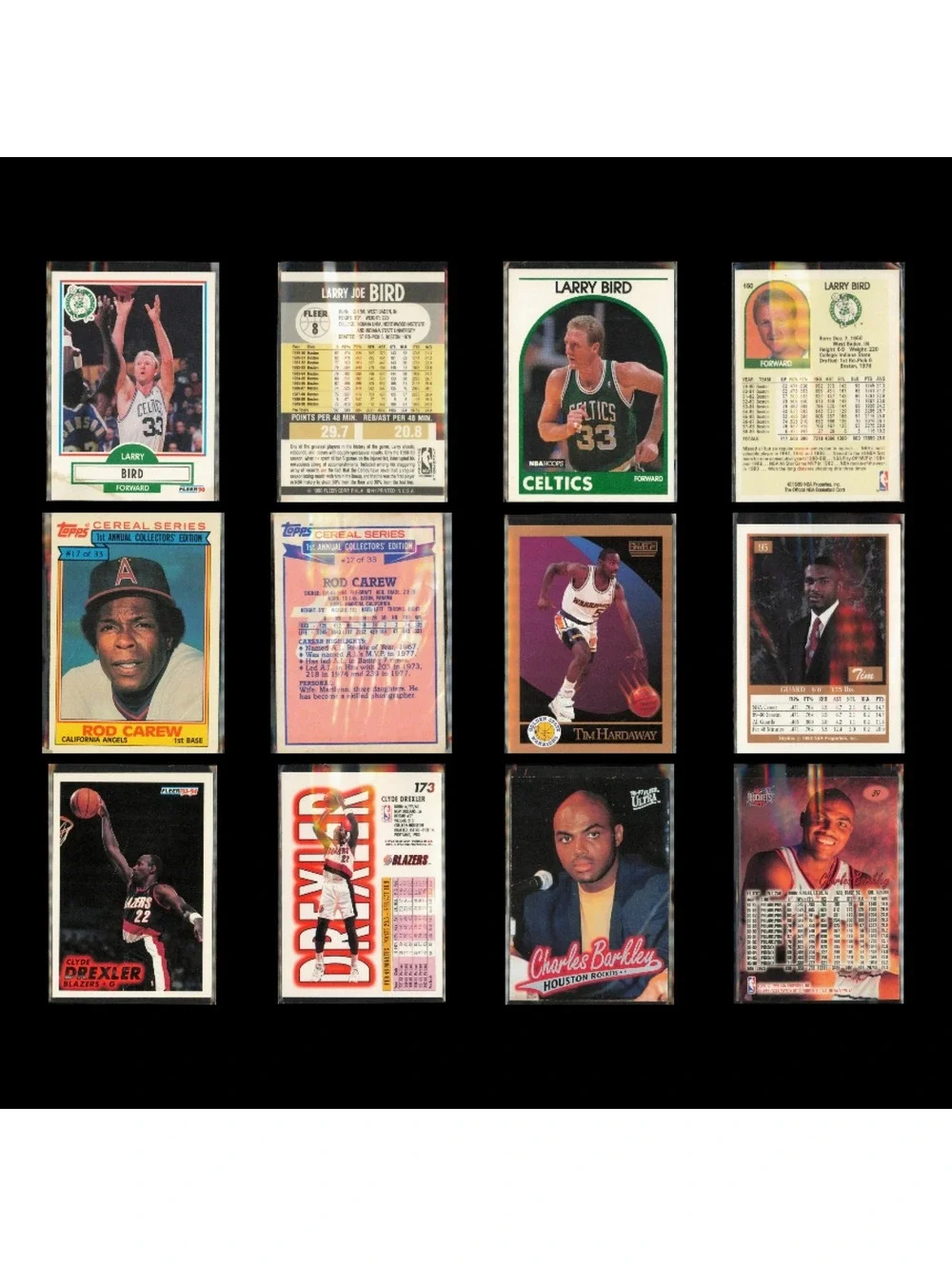 Vintage 105-Card HOF & Stars Lot Baseball Basketball Football NBA NFL MLB *READ*